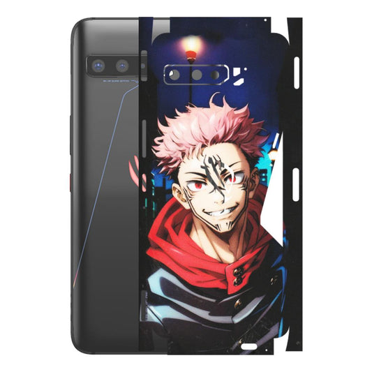 ASUS Phone Skins (All Models) - Yuji Itadori Funny Face Anime - Matte Finish (M-152) Asus ROG Phone 3