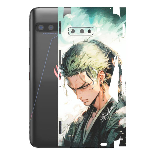 ASUS Phone Skins (All Models) - Pirate Hunter One Piece Anime - Matte Finish (M-157) Asus ROG Phone 3