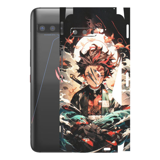 ASUS Phone Skins (All Models) - Tanjiro Demon Slayer Anime - Matte Finish (M-158) Asus ROG Phone 3