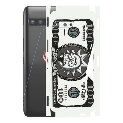 ASUS Phone Skins (All Models) - Rick And Morty Hundred Dollar Anime - Matte Finish (M-161) Asus ROG Phone 3