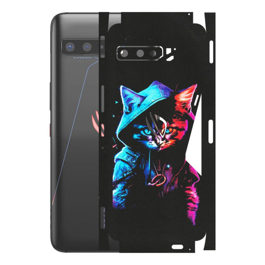ASUS Phone Skins (All Models) - Cyberpunk Cat - Matte Finish (M-45) Asus ROG Phone 3