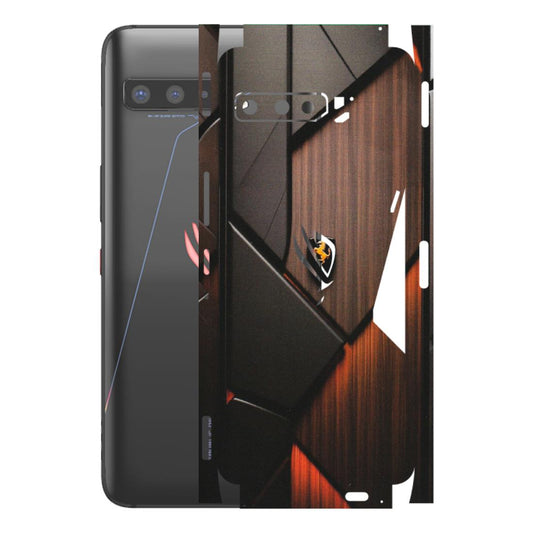 ASUS Phone Skins (All Models) - Lambo Beauty Wood Pattern Sober - Matte Finish (M-51) Asus ROG Phone 3