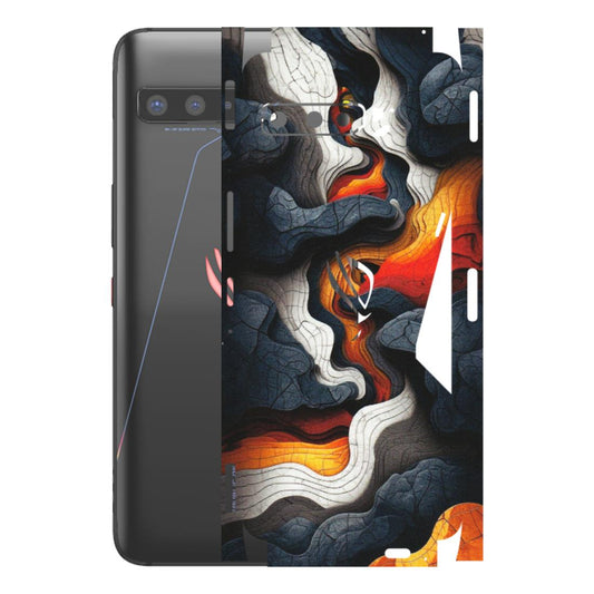 ASUS Phone Skins (All Models) - Abstract Volcanic Layers - Matte Finish (M-52) Asus ROG Phone 3