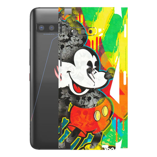 ASUS Phone Skins (All Models) - Multiple Mickey With Colourful Texture - Matte Finish (M-84) Asus ROG Phone 3