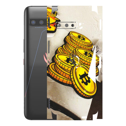 ASUS Phone Skins (All Models) - Billionaire Bitcoin Collection - Matte Finish (M-92) Asus ROG Phone 3