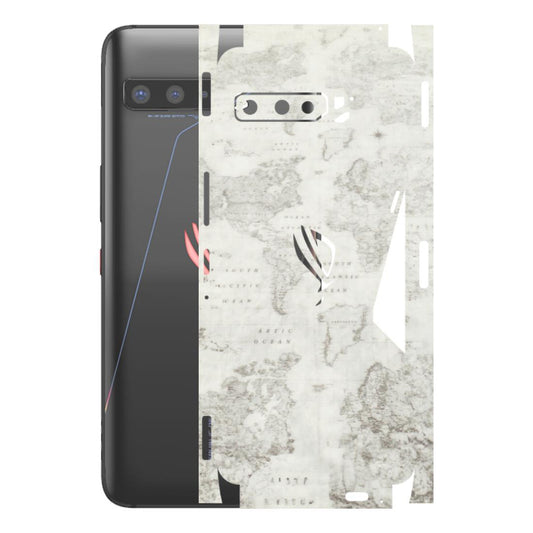 ASUS Phone Skins (All Models) - World Travel Map - Transparent Finish (T-04) Asus ROG Phone 3