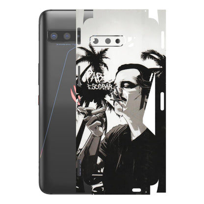 ASUS Phone Skins (All Models) - Pab Escobar - Transparent Finish (T-05) Asus ROG Phone 3