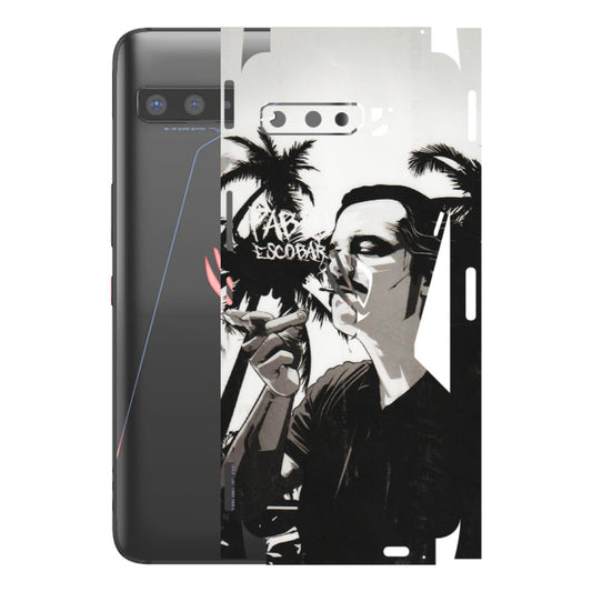 ASUS Phone Skins (All Models) - Pab Escobar - Transparent Finish (T-05) Asus ROG Phone 3