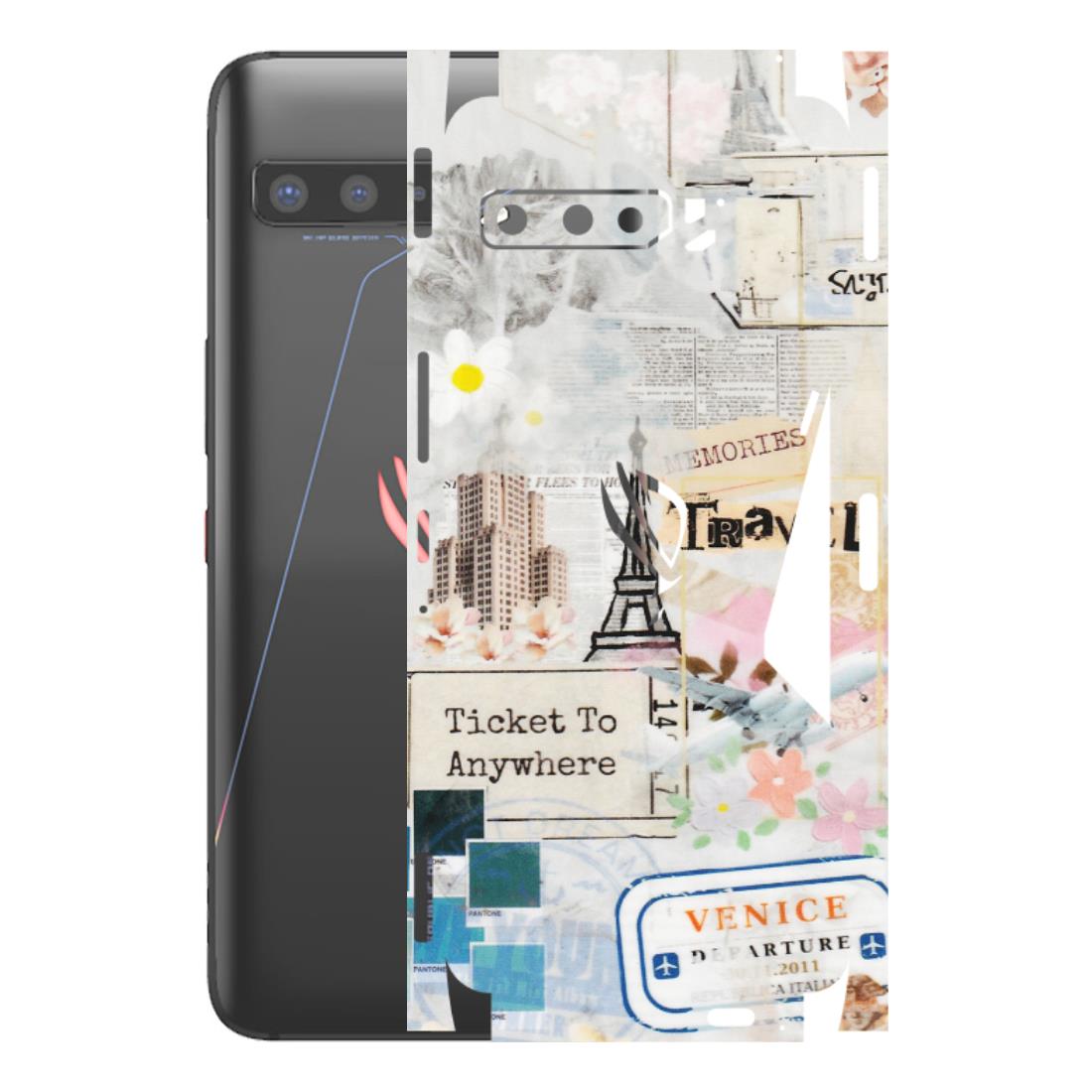 ASUS Phone Skins (All Models) - Travel Memories - Transparent Finish (T-09) Asus ROG Phone 3