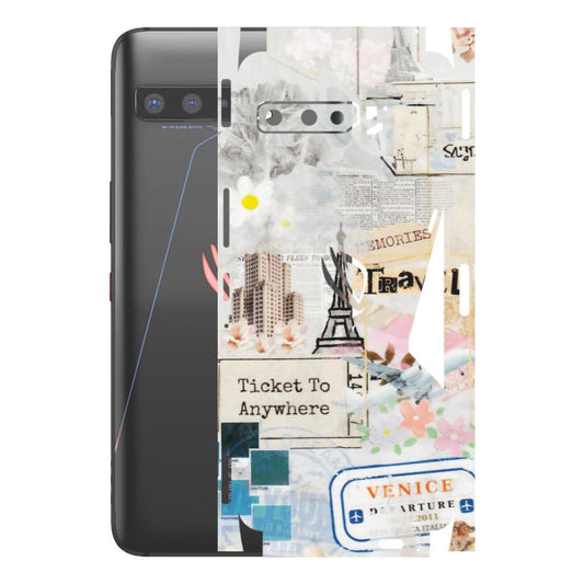 ASUS Phone Skins (All Models) - Travel Memories - Transparent Finish (T-09) Asus ROG Phone 3
