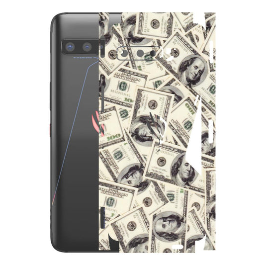 ASUS Phone Skins (All Models) - Dollar Lover - Transparent Finish (T-17) Asus ROG Phone 3