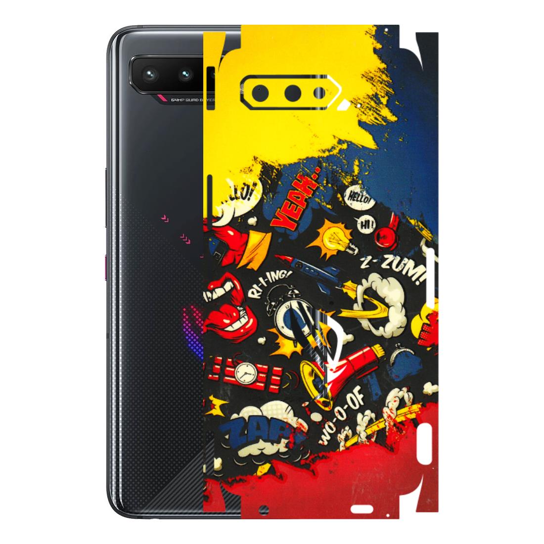 ASUS Phone Skins (All Models) - Pacific Doodle Art - 3D Embossed Finish (L-120) Asus ROG Phone 5
