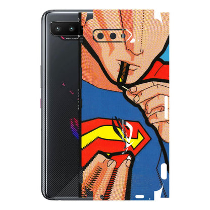 ASUS Phone Skins (All Models) - Superman Sutta - 3D Embossed Finish (L-130) Asus ROG Phone 5