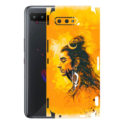 ASUS Phone Skins (All Models) - Shiv Shakti - 3D Embossed Finish (L-14) Asus ROG Phone 5