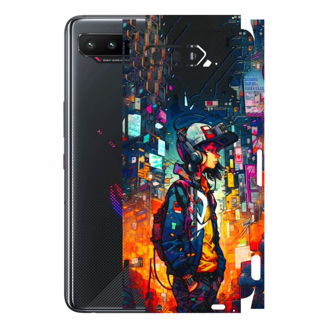 ASUS Phone Skins (All Models) - Street Anime Guy - 3D Embossed Finish (L-158) Asus ROG Phone 5