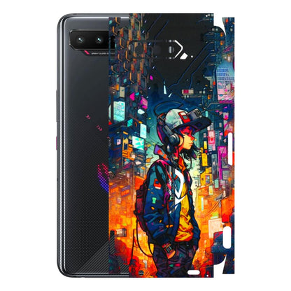 ASUS Phone Skins (All Models) - Street Anime Guy - 3D Embossed Finish (L-158) Asus ROG Phone 5