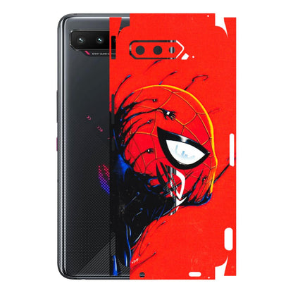ASUS Phone Skins (All Models) - Spiderman Face Venom - 3D Embossed Finish (L-165) Asus ROG Phone 5