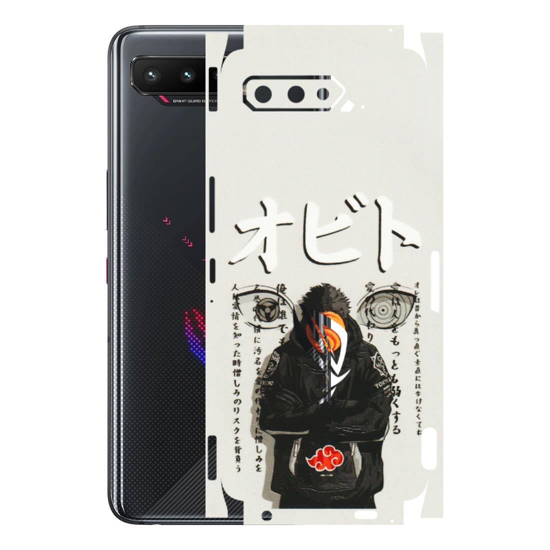 ASUS Phone Skins (All Models) - Obito Anime Eye - 3D Embossed Finish (L-19) Asus ROG Phone 5