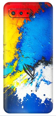 ASUS Phone Skins (All Models) - Acrylic Paint Spill - 3D Embossed Finish (L-229) Asus ROG Phone 5