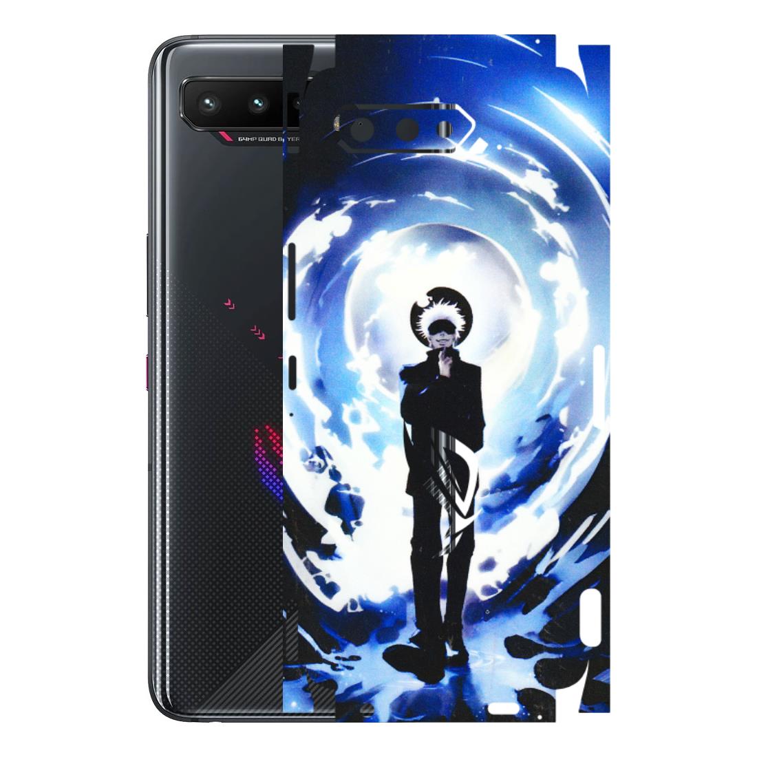 ASUS Phone Skins (All Models) - Satoru Gojo Dark Blue - 3D Embossed Finish (L-235) Asus ROG Phone 5