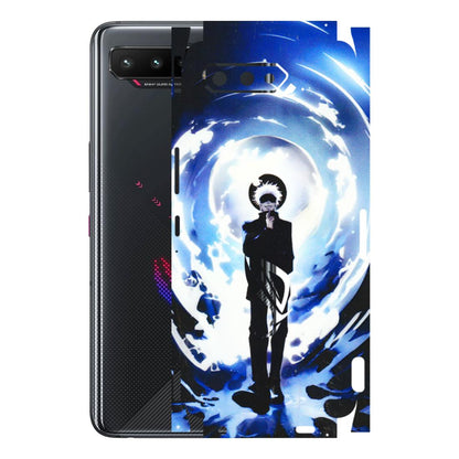 ASUS Phone Skins (All Models) - Satoru Gojo Dark Blue - 3D Embossed Finish (L-235) Asus ROG Phone 5
