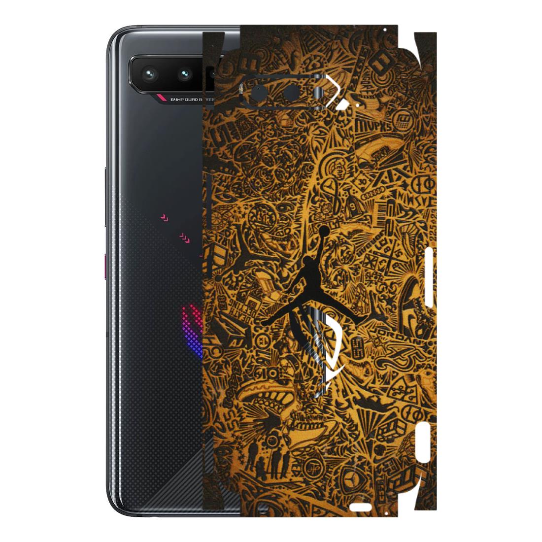 ASUS Phone Skins (All Models) - Premium Gold Basketball Player - 3D Embossed Finish (L-236) Asus ROG Phone 5
