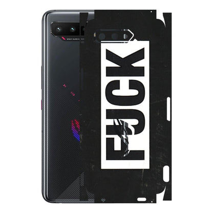 ASUS Phone Skins (All Models) - The F Word - 3D Embossed Finish (L-255) Asus ROG Phone 5