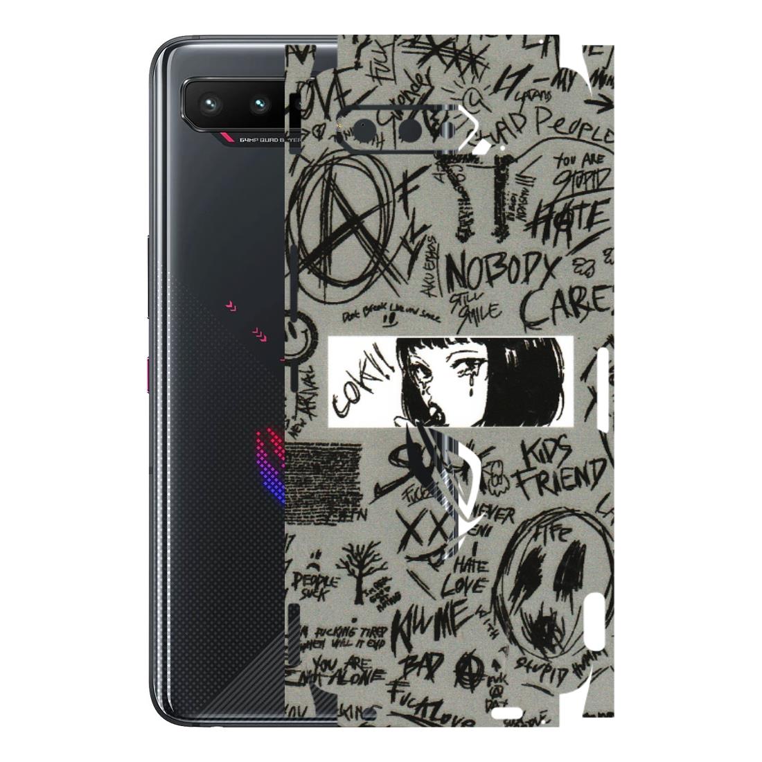 ASUS Phone Skins (All Models) - Never Have Love Anime - 3D Embossed Finish (L-260) Asus ROG Phone 5