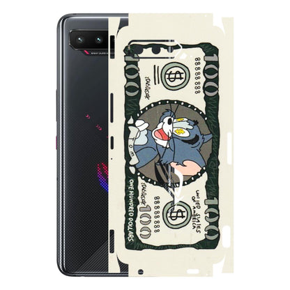 ASUS Phone Skins (All Models) - Tom Hundred Dollar - 3D Embossed Finish (L-324) Asus ROG Phone 5