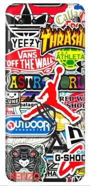 ASUS Phone Skins (All Models) - Multi Brands Sticker Graffiti - 3D Embossed Finish (L-37) Asus ROG Phone 5