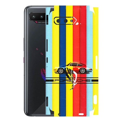 ASUS Phone Skins (All Models) - Multicolour Porche - 3D Embossed Finish (L-39) Asus ROG Phone 5