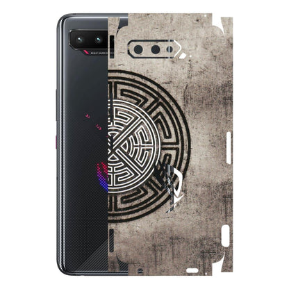 ASUS Phone Skins (All Models) - Mysterious Circular Design - 3D Embossed Finish (L-63) Asus ROG Phone 5