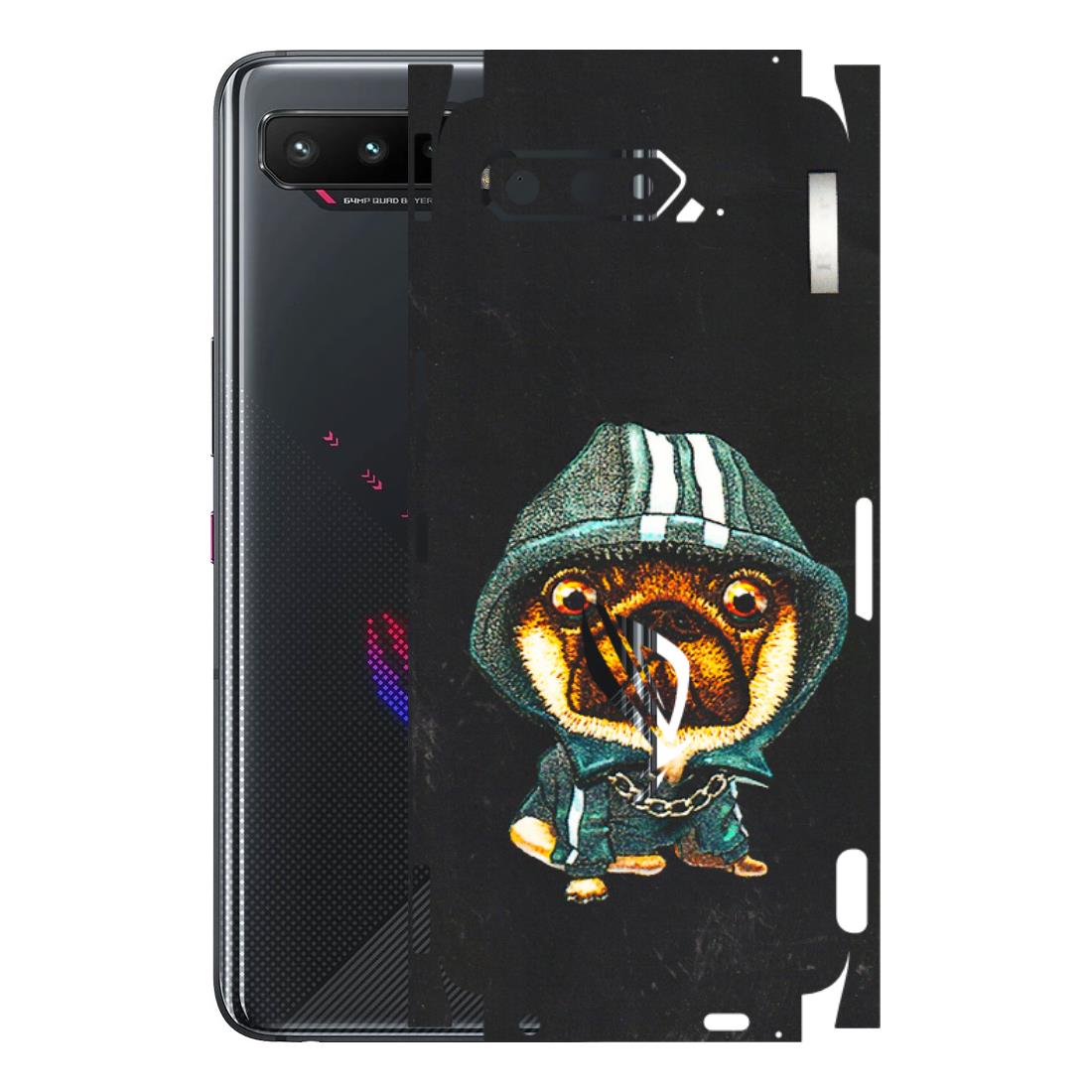 ASUS Phone Skins (All Models) - Puppy N Hoodie - 3D Embossed Finish (L-90) Asus ROG Phone 5