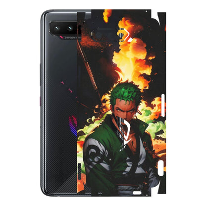 ASUS Phone Skins (All Models) - Roronoa Zoro - Matte Finish (M-102) Asus ROG Phone 5