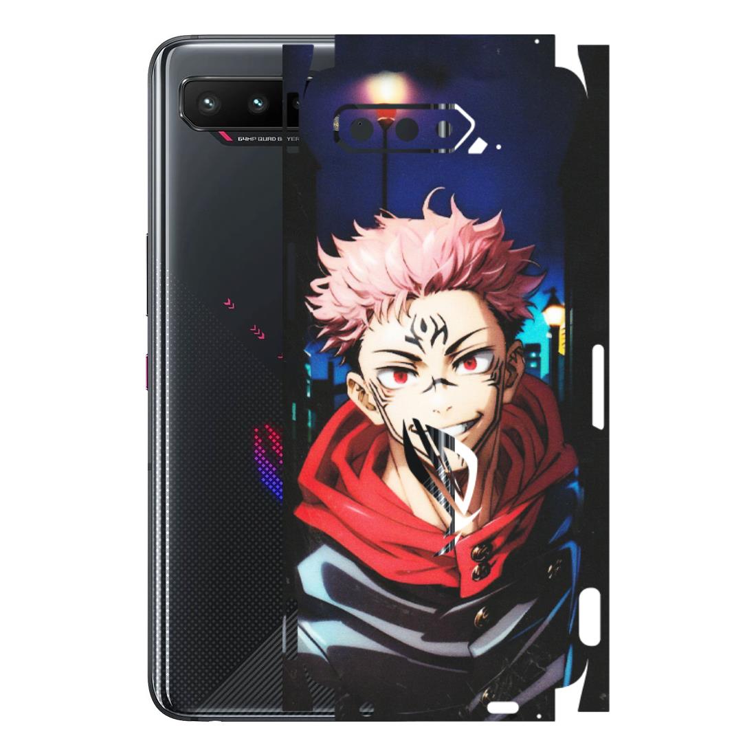 ASUS Phone Skins (All Models) - Yuji Itadori Funny Face Anime - Matte Finish (M-152) Asus ROG Phone 5