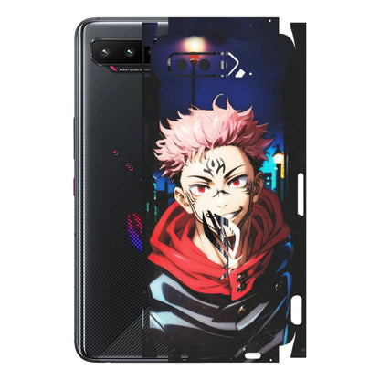 ASUS Phone Skins (All Models) - Yuji Itadori Funny Face Anime - Matte Finish (M-152) Asus ROG Phone 5