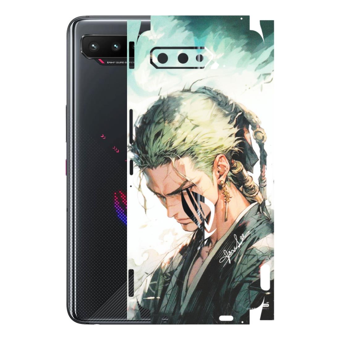 ASUS Phone Skins (All Models) - Pirate Hunter One Piece Anime - Matte Finish (M-157) Asus ROG Phone 5