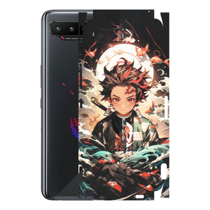 ASUS Phone Skins (All Models) - Tanjiro Demon Slayer Anime - Matte Finish (M-158) Asus ROG Phone 5