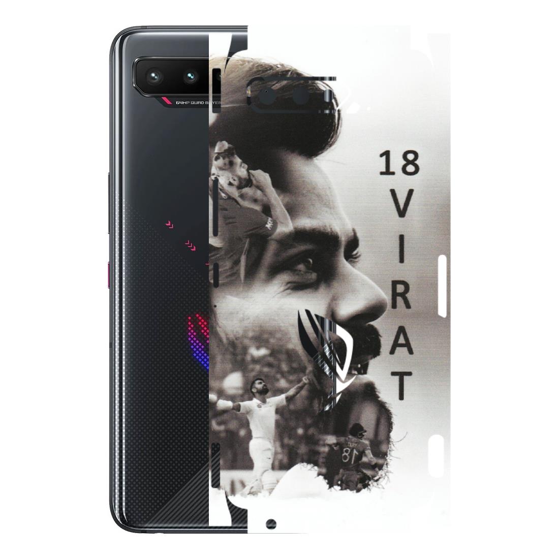 ASUS Phone Skins (All Models) - Virat Kohli Cricketer - Matte Finish (M-163) Asus ROG Phone 5
