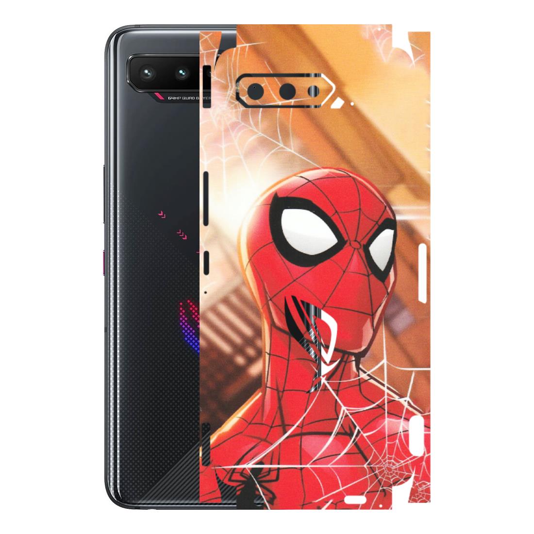 ASUS Phone Skins (All Models) - Spiderman Face New - Matte Finish (M-41) Asus ROG Phone 5