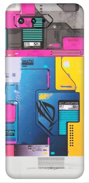 ASUS Phone Skins (All Models) - Colourfull Motherboard Internals - Matte Finish (M-55) Asus ROG Phone 5