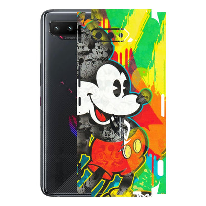 ASUS Phone Skins (All Models) - Multiple Mickey With Colourful Texture - Matte Finish (M-84) Asus ROG Phone 5