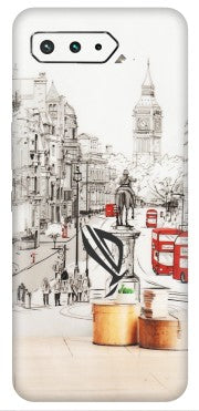 ASUS Phone Skins (All Models) - London Street - Transparent Finish (T-02) Asus ROG Phone 5