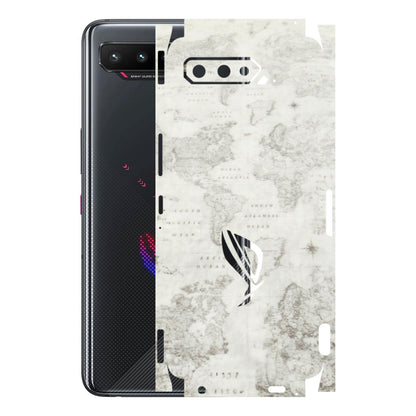 ASUS Phone Skins (All Models) - World Travel Map - Transparent Finish (T-04) Asus ROG Phone 5