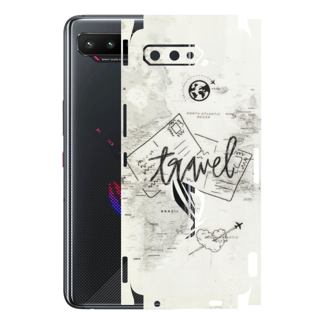 ASUS Phone Skins (All Models) - Travel Ticket - Transparent Finish (T-06) Asus ROG Phone 5