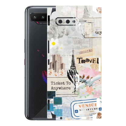 ASUS Phone Skins (All Models) - Travel Memories - Transparent Finish (T-09) Asus ROG Phone 5