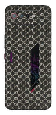 ASUS Phone Skins (All Models) - Black G Print - 3D Embossed Finish (L-109) Asus ROG Phone 6 (5G)