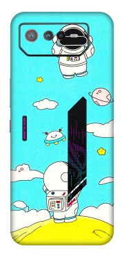 ASUS Phone Skins (All Models) - Blue Skies Astro Float - 3D Embossed Finish (L-230) Asus ROG Phone 6 (5G)