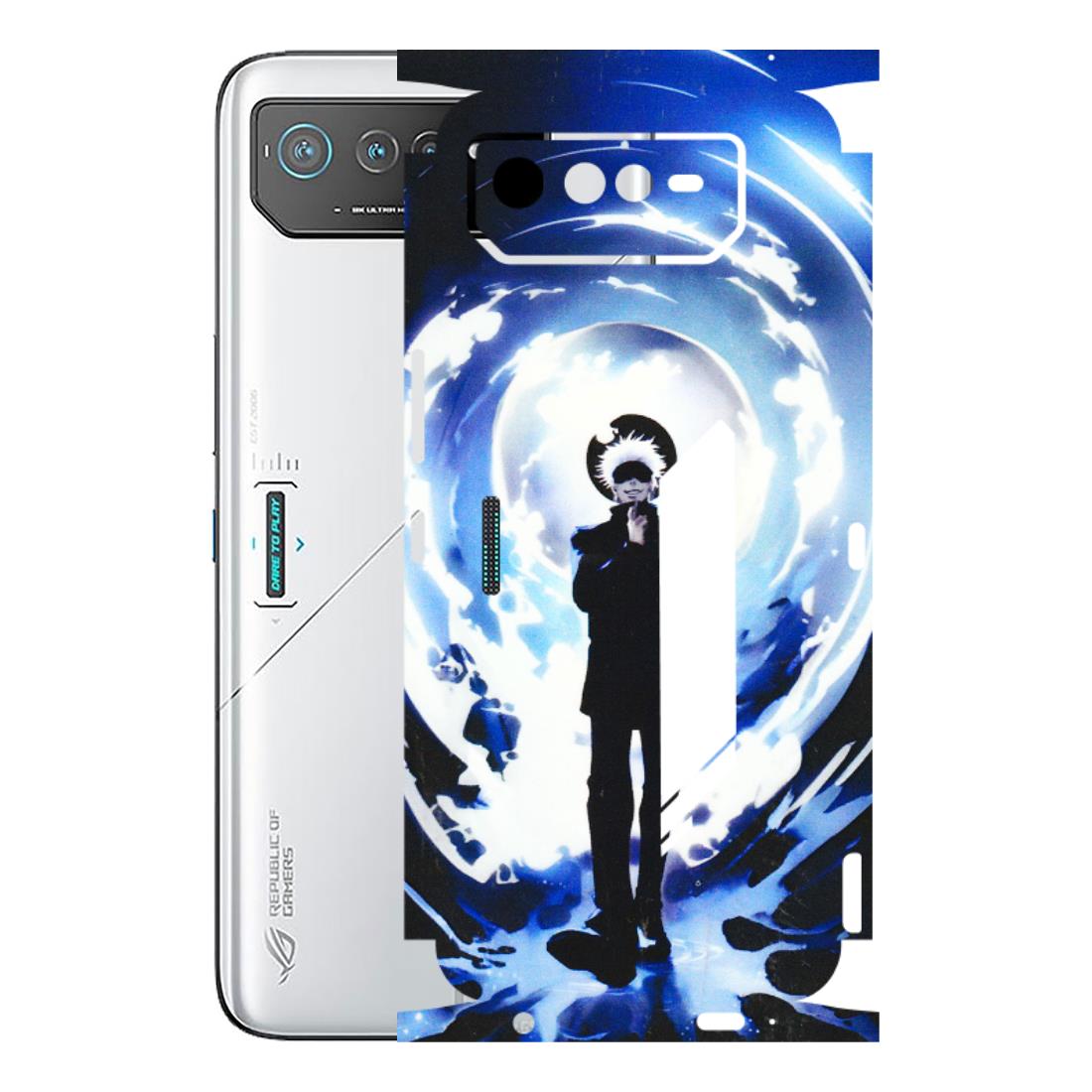 ASUS Phone Skins (All Models) - Satoru Gojo Dark Blue - 3D Embossed Finish (L-235) Asus ROG Phone 6 (5G)