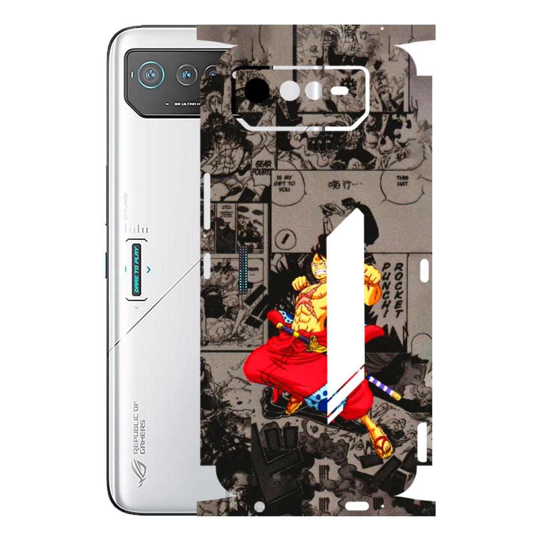 ASUS Phone Skins (All Models) - One Piece Rocket Punch Manga - 3D Embossed Finish (L-25) Asus ROG Phone 6 (5G)